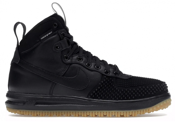 Кроссовки Nike Lunar Force 1 Duckboot Black Brown с мехом