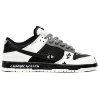 Кроссовки Nike Dunk Low x Chrome Heart Black