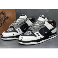 Кроссовки Nike Dunk Low x Chrome Heart Black