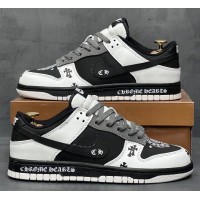 Кроссовки Nike Dunk Low x Chrome Heart Black