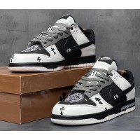 Кроссовки Nike Dunk Low x Chrome Heart Black