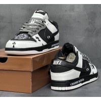 Кроссовки Nike Dunk Low x Chrome Heart Black