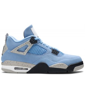 Nike Air Jordan 4 Retro University Blue с мехом
