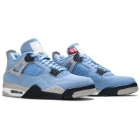 Nike Air Jordan 4 Retro University Blue с мехом