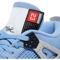 Nike Air Jordan 4 Retro University Blue с мехом