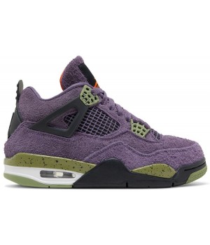 Кроссовки Nike Air Jordan 4 Retro Canyon Purple с мехом