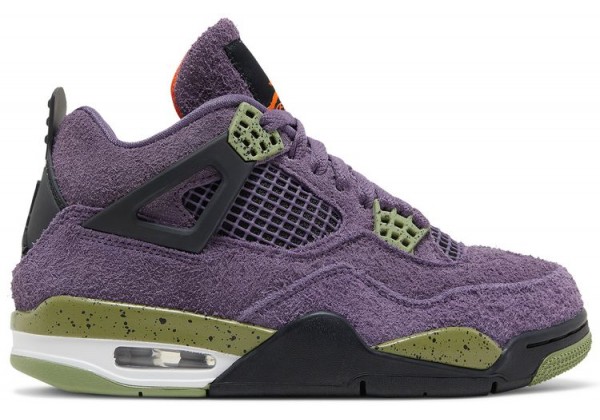 Кроссовки Nike Air Jordan 4 Retro Canyon Purple с мехом