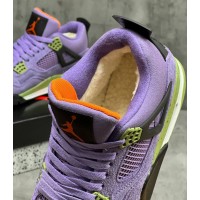 Кроссовки Nike Air Jordan 4 Retro Canyon Purple с мехом