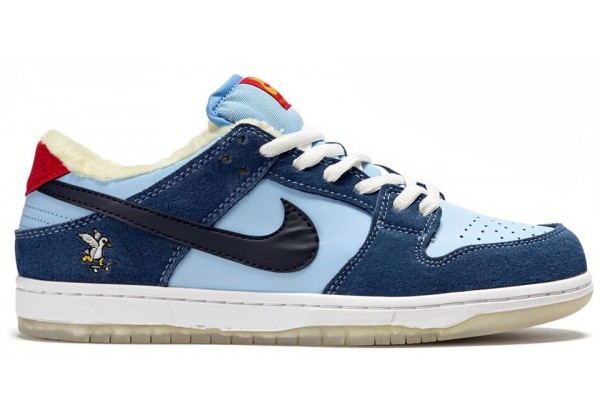 Кроссовки Nike Air Force 1 SB Dunk Mid x Why So Sad зимние