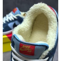 Кроссовки Nike Air Force 1 SB Dunk Mid x Why So Sad зимние