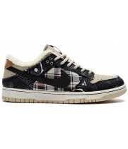 Nike Air Force 1 SB Dunk Low Travis Scott с мехом