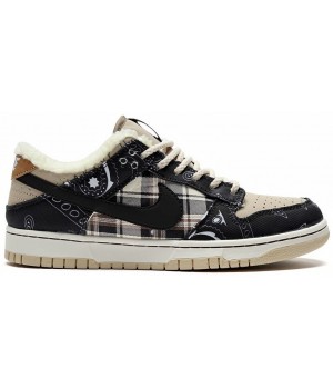 Nike Air Force 1 SB Dunk Low Travis Scott с мехом