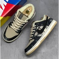 Nike Air Force 1 SB Dunk Low Travis Scott с мехом