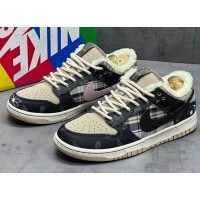 Nike Air Force 1 SB Dunk Low Travis Scott с мехом