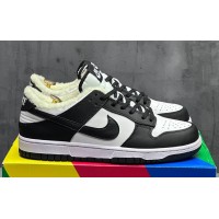 Кроссовки Nike SB Dunk Low Panda Black White с мехом