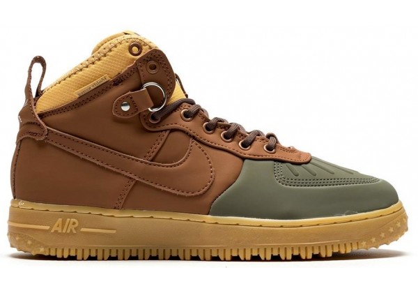 Кроссовки Nike Air Force 1 Lunar Duckboot Winter Water Shield Beach Tree
