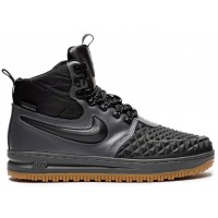 Кроссовки Nike Lunar Force 1 Duckboot Grey Black Gum с мехом