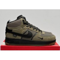 Кроссовки Nike Air Force 1 Mid Winter (-32°C) Olive Brown Black
