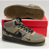 Кроссовки Nike Air Force 1 Mid Winter (-32°C) Olive Brown Black