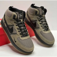 Кроссовки Nike Air Force 1 Mid Winter (-32°C) Olive Brown Black