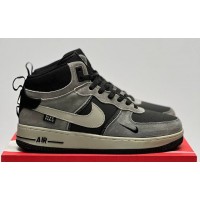 Кроссовки Nike Air Force 1 Mid Winter (-32°C) Grey Beige Black