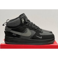 Кроссовки Nike Air Force 1 Mid Winter (-32°C) Grey Black