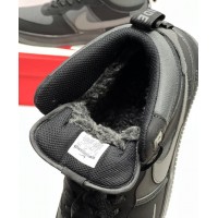 Кроссовки Nike Air Force 1 Mid Winter (-32°C) Grey Black