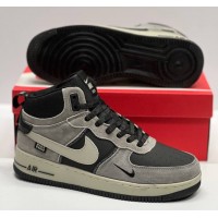 Кроссовки Nike Air Force 1 Mid Winter (-32°C) Grey Beige Black