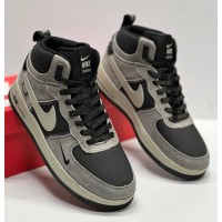 Кроссовки Nike Air Force 1 Mid Winter (-32°C) Grey Beige Black