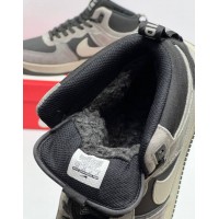 Кроссовки Nike Air Force 1 Mid Winter (-32°C) Grey Beige Black