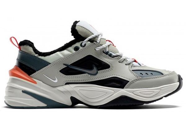 Кроссовки Nike M2k Tekno Light Bone Turf Orange зимние
