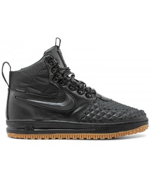 Кроссовки Nike Lunar Force 1 Duckboot 17 Black Gum с мехом