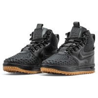 Кроссовки Nike Lunar Force 1 Duckboot 17 Black Gum с мехом