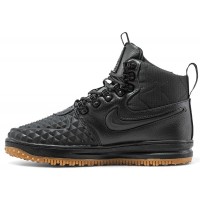 Кроссовки Nike Lunar Force 1 Duckboot 17 Black Gum с мехом