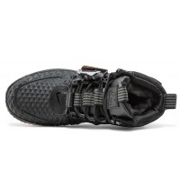 Кроссовки Nike Lunar Force 1 Duckboot 17 Black Gum с мехом