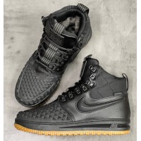 Кроссовки Nike Lunar Force 1 Duckboot 17 Black Gum с мехом