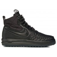 Кроссовки Nike Lunar Force 1 Duckboot 17 Triple Black с мехом