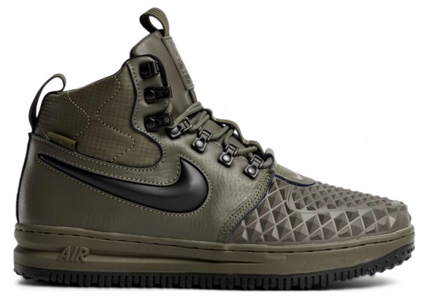 Кроссовки Nike Lunar Force 1 Duckboot 17 Medium Olive с мехом