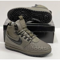 Кроссовки Nike Lunar Force 1 Duckboot 17 Medium Olive с мехом