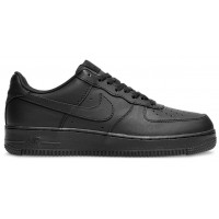 Nike Air Force 1 Low Triple Black утепленные