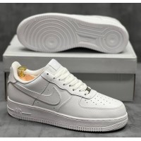 Кроссовки Nike Air Force 1 Low Triple White утепленные