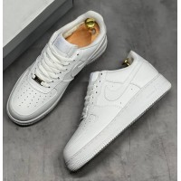 Кроссовки Nike Air Force 1 Low Triple White утепленные
