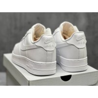Кроссовки Nike Air Force 1 Low Triple White утепленные