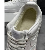Кроссовки Nike Air Force 1 Low Triple White утепленные