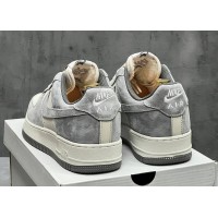 Кроссовки Nike Air Force 1 Low Panther Grey утепленные