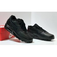 Кроссовки зимние Nike Air Max 90 Leather Black