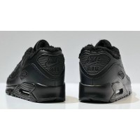 Кроссовки зимние Nike Air Max 90 Leather Black