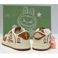 Nike Air Jordan 1 Low Travis Scott Labubu Light Brown White