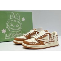 Nike Air Jordan 1 Low Travis Scott Labubu Light Brown White
