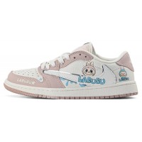 Nike Air Jordan 1 Low Travis Scott Labubu Powder Pink White